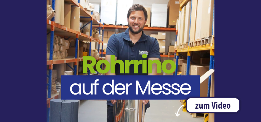 Rohrrino auf der Messe