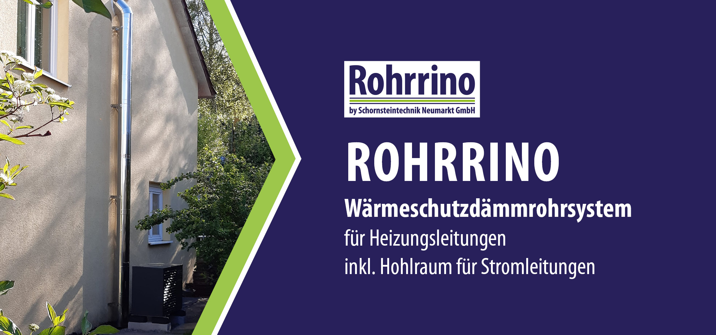 Wärmeschutzdämmrohrsystem Rohrrino