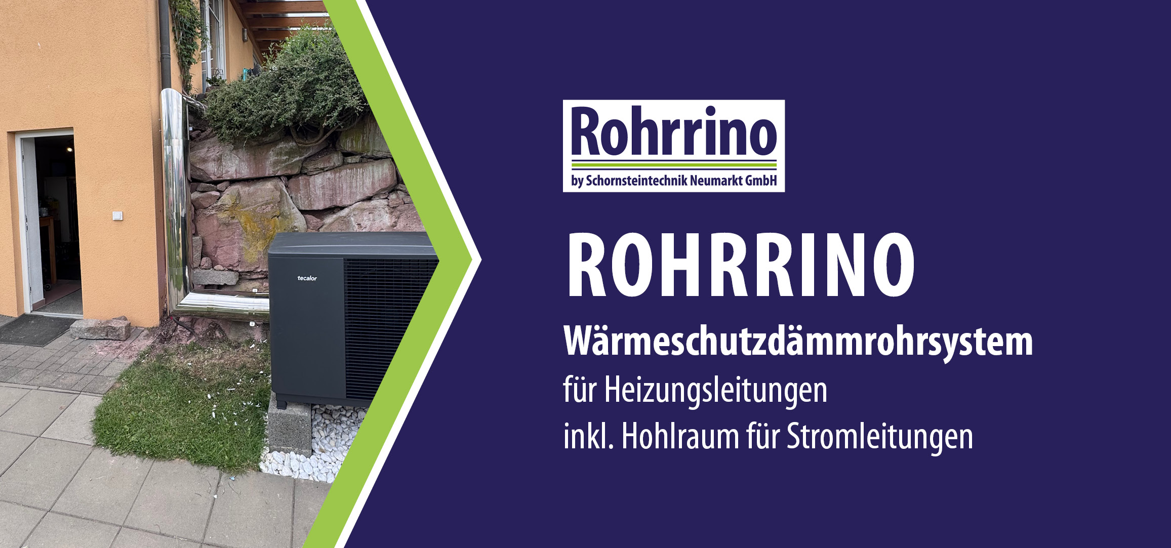 Wärmeschutzdämmrohrsystem Rohrrino