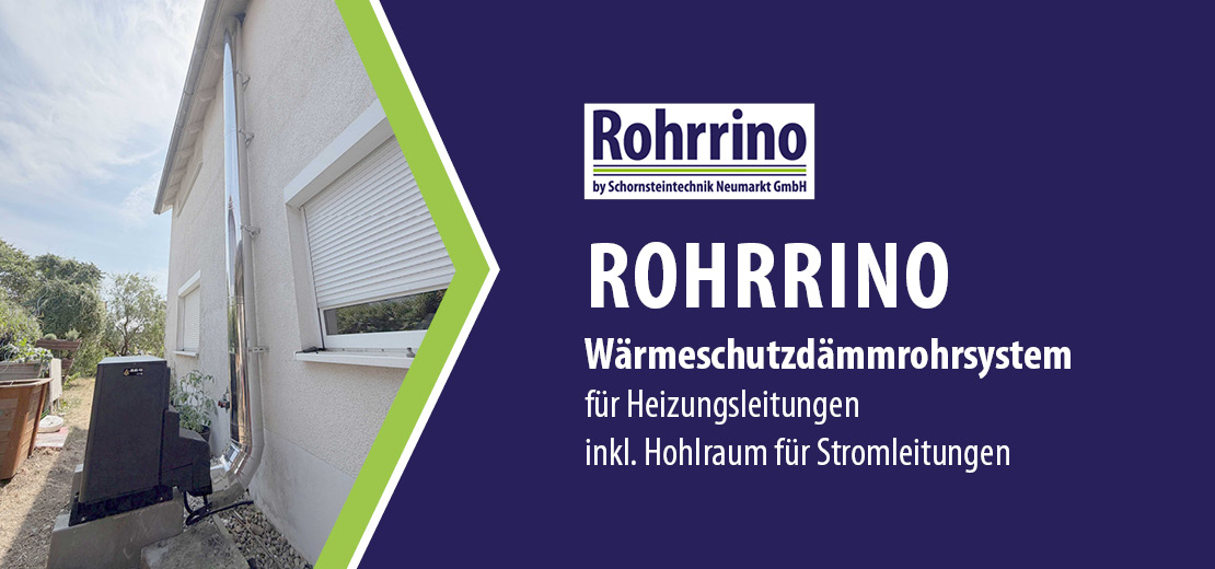 Wärmeschutzdämmrohrsystem Rohrrino