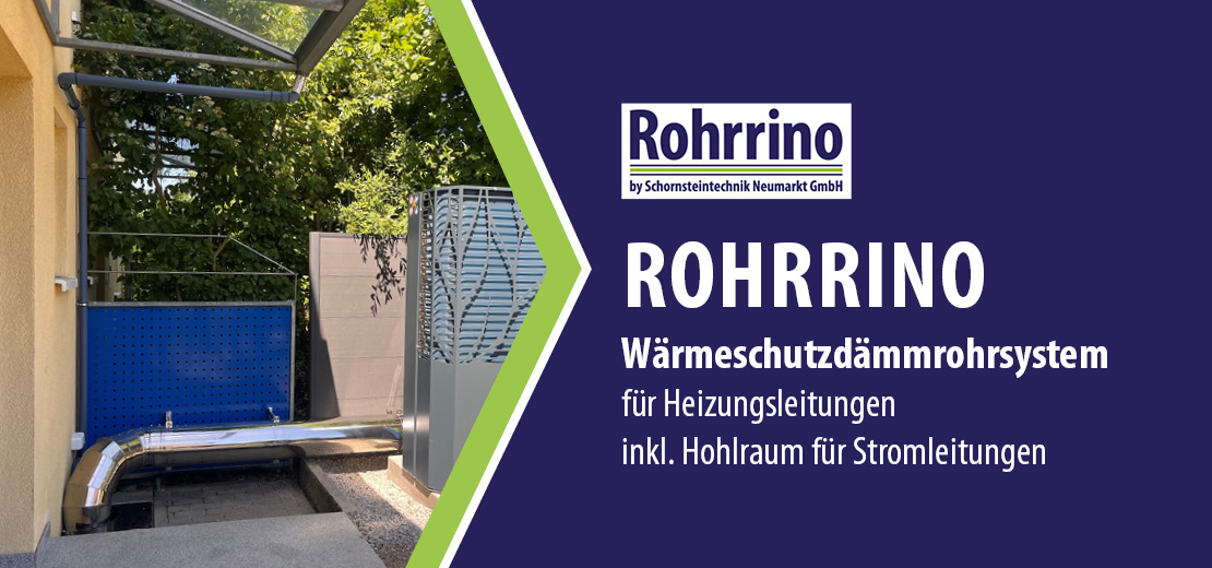 Wärmeschutzdämmrohrsystem Rohrrino
