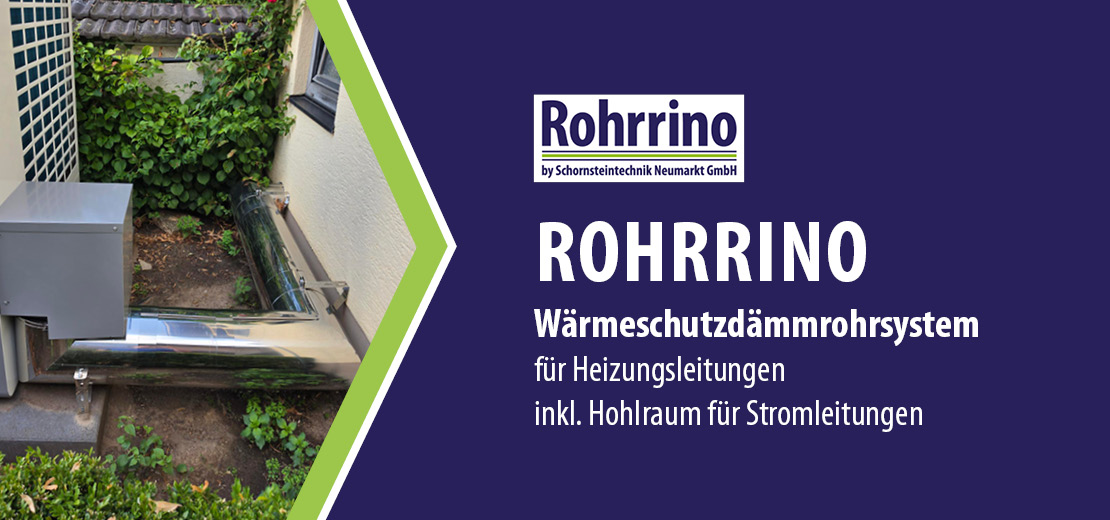 Wärmeschutzdämmrohrsystem Rohrrino