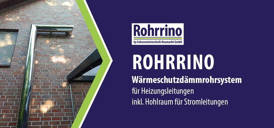 Wärmeschutzdämmrohrsystem Rohrrino