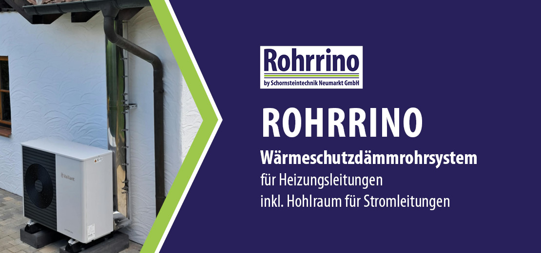 Wärmeschutzdämmrohrsystem Rohrrino