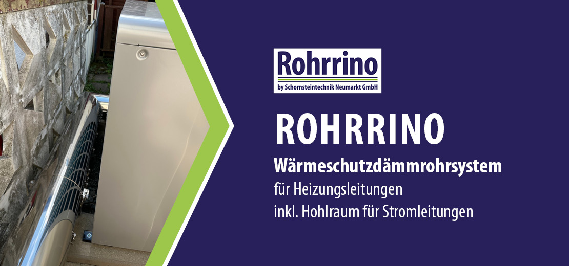 Wärmeschutzdämmrohrsystem Rohrrino