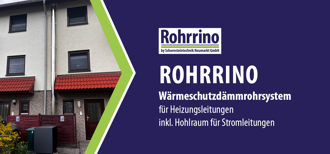 Wärmeschutzdämmrohrsystem Rohrrino