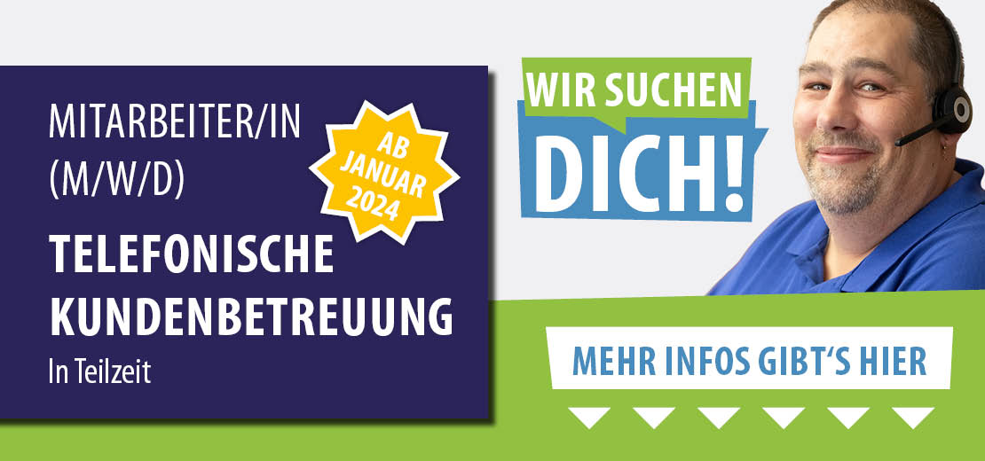 Mitarbeiter/in (m/w/d) telefonische Kundenbetreuung gesucht!